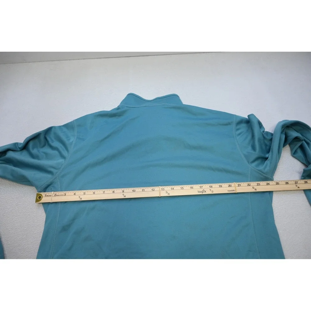 The North Face Quarter Zip Pullover Mens XL Turquoise‎ Lightweight Active